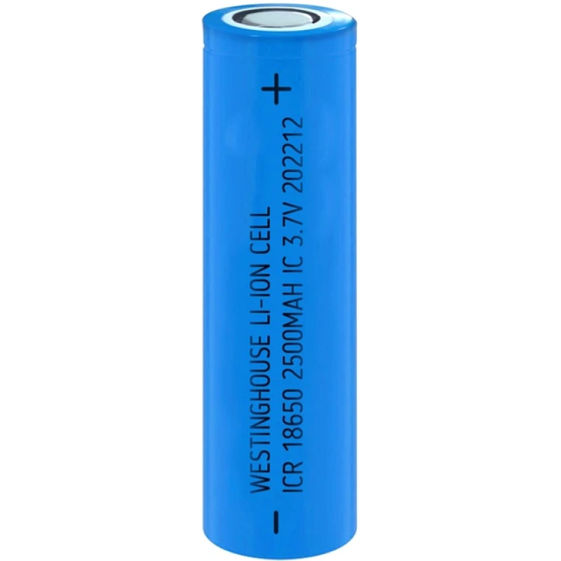 Акумулятор Westinghouse ICR18650F 2500 mAh 3.7V Li-ion Flat Top без захисту