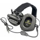 Тактические наушники EARMOR M32 с универсальным креплением Черный