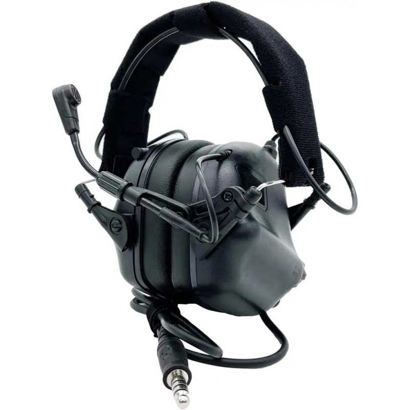 Тактические наушники EARMOR M32 с универсальным креплением Черный