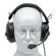 Тактические наушники EARMOR M32 с универсальным креплением Черный