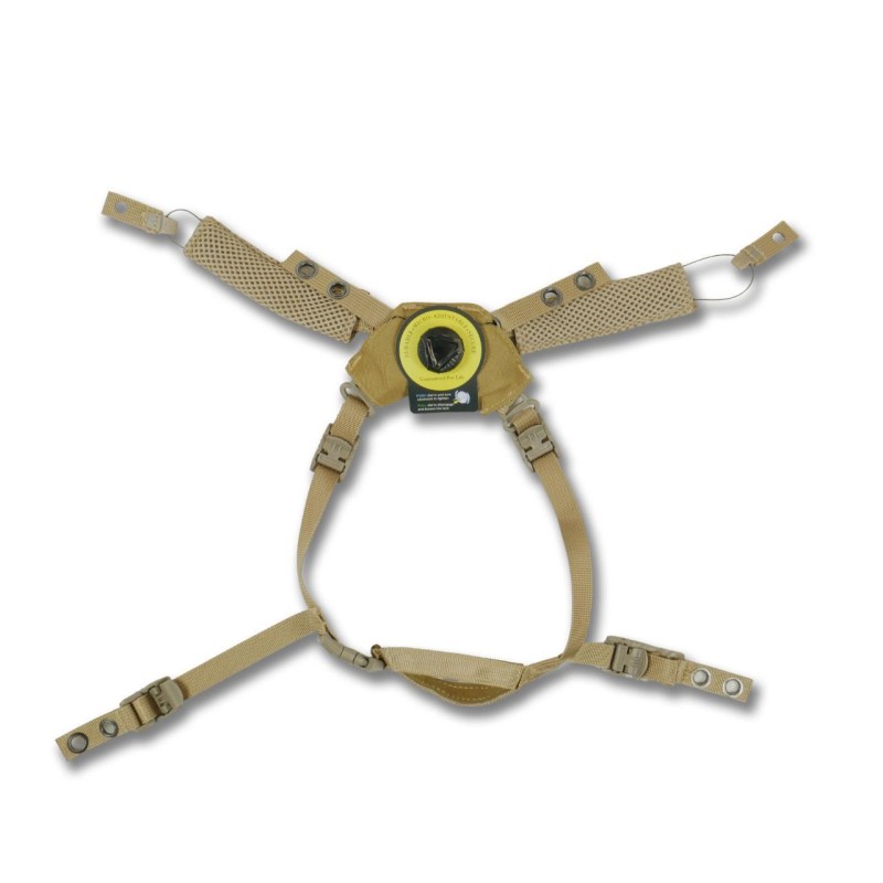 Подвесная система + подушки для шлема Team Wendy Cam Fit(R) GEN.4 Койот