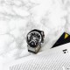 Curren 8329 Black-Silver