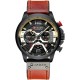 Curren 8329 Black-Brown