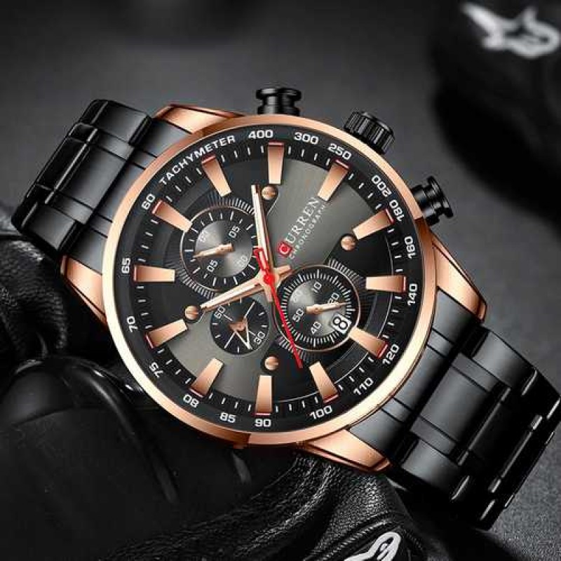 Curren 8351 Black-Cuprum