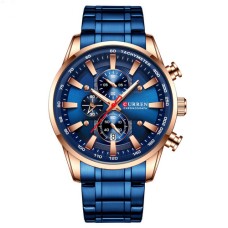 Curren 8351 Blue-Cuprum