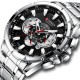 Curren 8363 Silver-Black