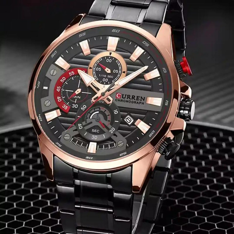 Curren 8415 Black-Gold