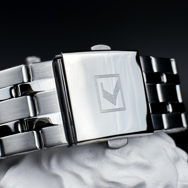Curren 8422 Silver-Black