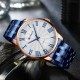 Curren 8422 Blue-Gold-White