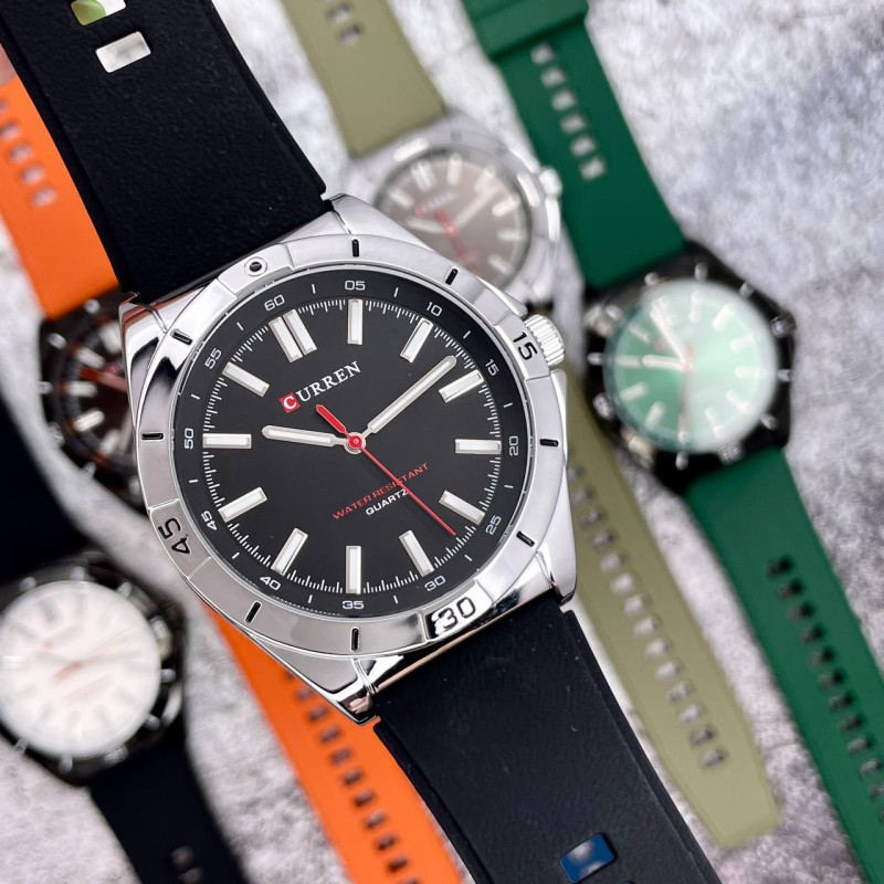 Curren 8449 Black-White