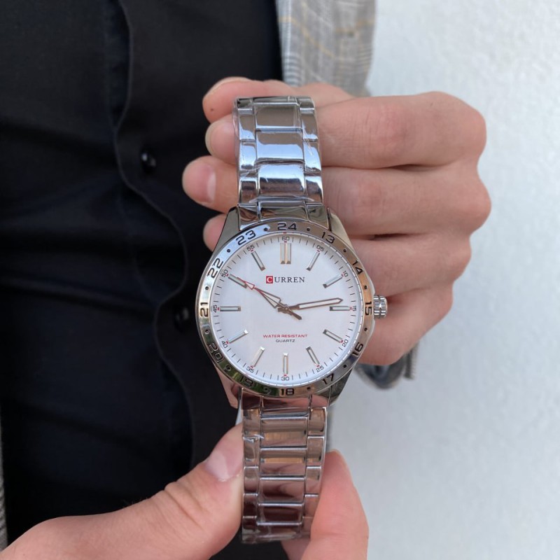Curren 8452 Silver-Green