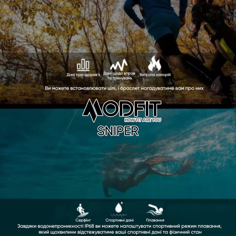 Modfit Sniper Black-Silver 36 мм.