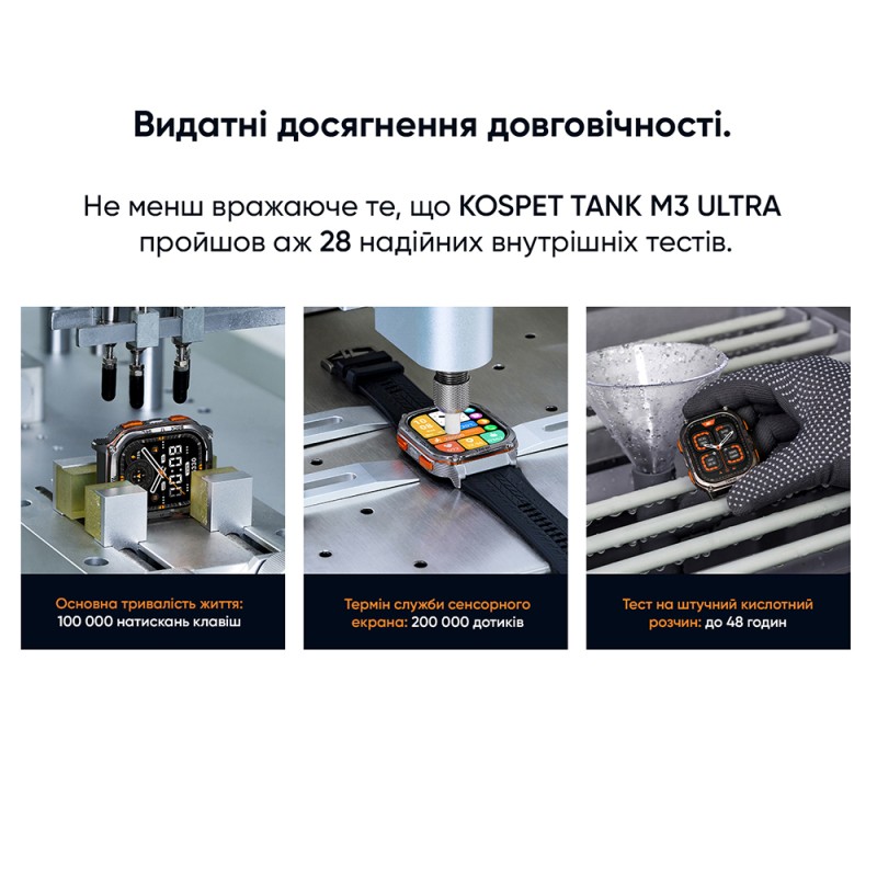 Kospet TANK M3 ULTRA Silver