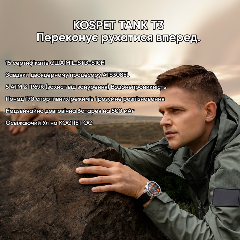 Kospet TANK T3 Black