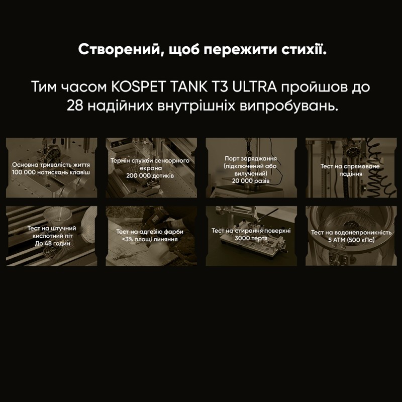 Kospet TANK T3 ULTRA Black