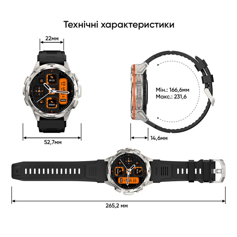 Kospet TANK T3 ULTRA Black