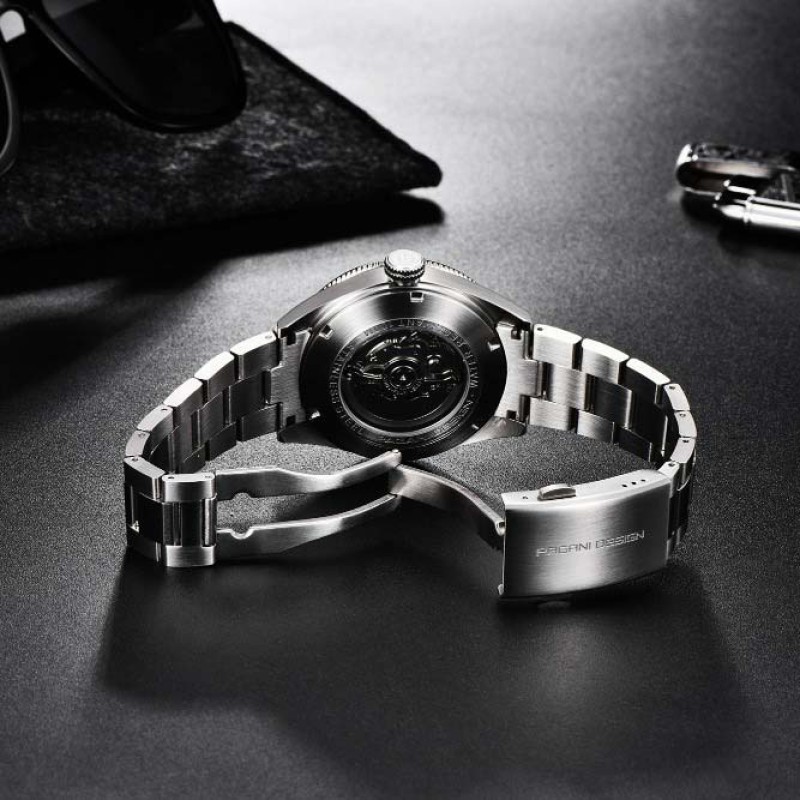 Pagani Design PD-1649 Silver-Blue Metal