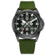 Awarder Embroidery Black-Army Green Green  Battery 10ATM