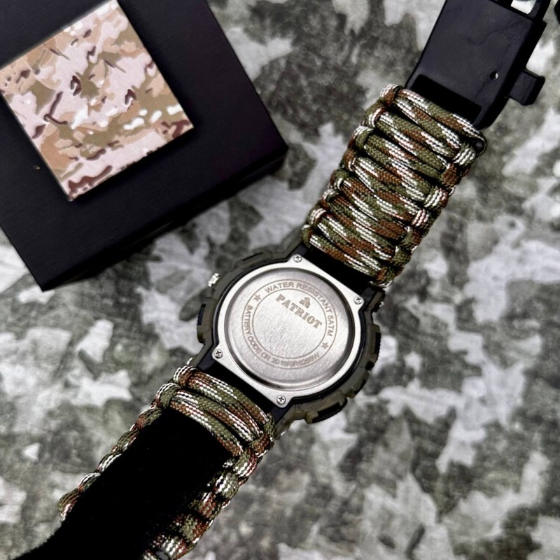 Patriot 005CMGRSU ЗСУ Зелений камуфляж Паракордовий ремінець Camo Green + Коробка.