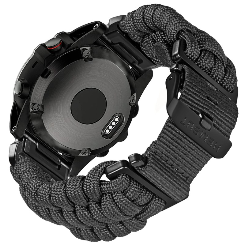 Ремінець для годинника Hemsut HGA145 Rugged Paracord Garmin 22 mm