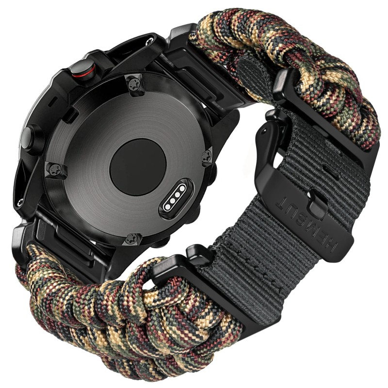 Ремінець для годинника Hemsut HGA145 Rugged Paracord Garmin 22 mm
