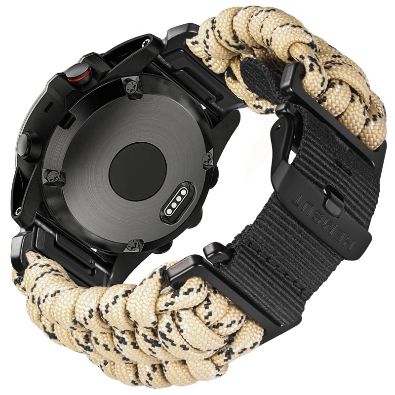 Ремінець для годинника Hemsut HGA145 Rugged Paracord Garmin 22 mm