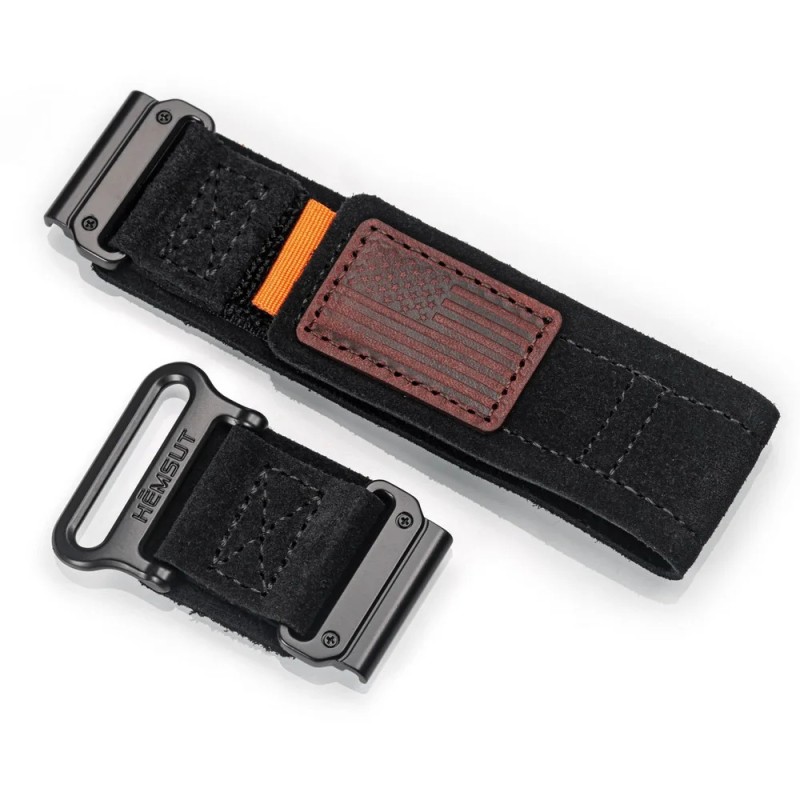 Ремінець для годинника Hemsut HGA143 Suede Leather Garmin 22 mm
