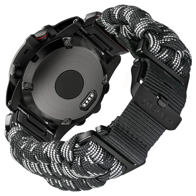 Ремінець для годинника Hemsut HGA145 Rugged Paracord Garmin 22 mm