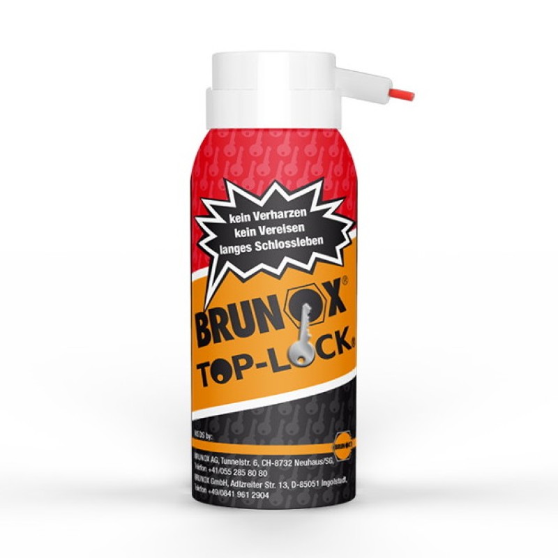 Мастило для замків і петель, спрей Brunox Top Lock 100ml