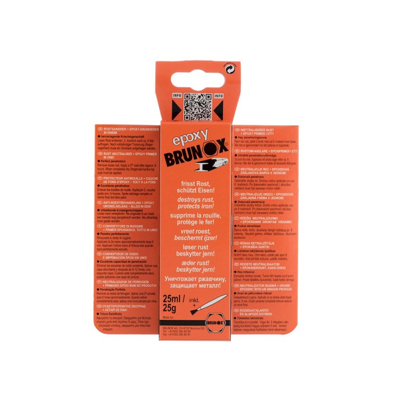 Перетворювач іржі та ґрунтовка з епоксидною смолою Brunox Epoxy 25ml