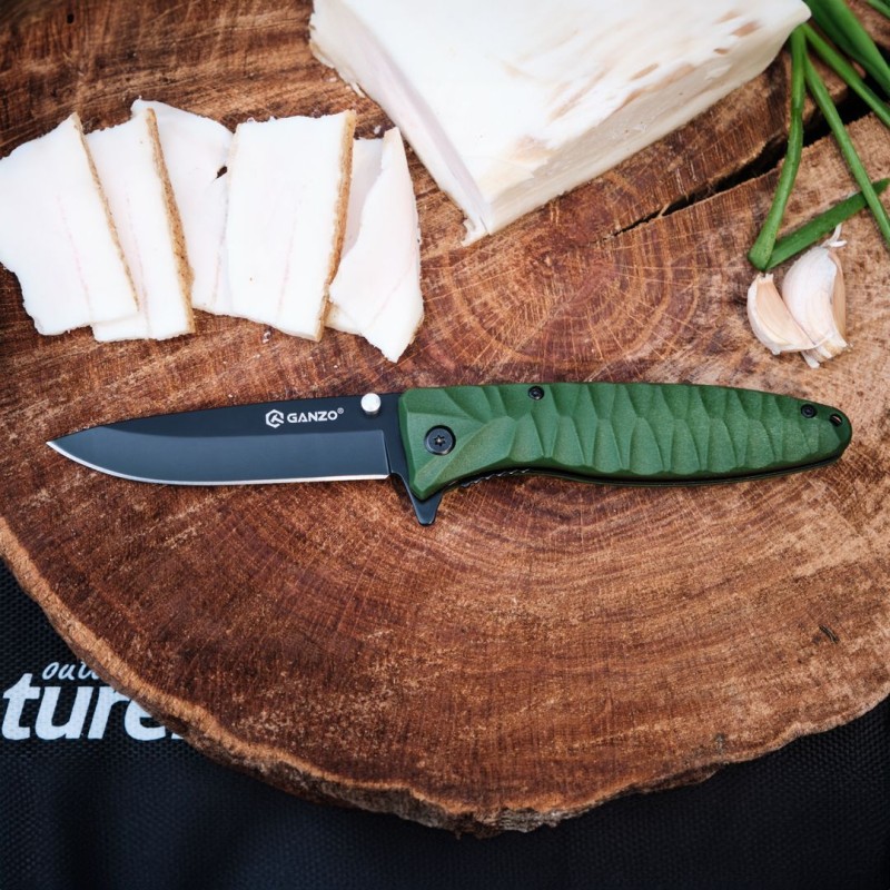 Ніж складаний Ganzo G620g-1 зелений