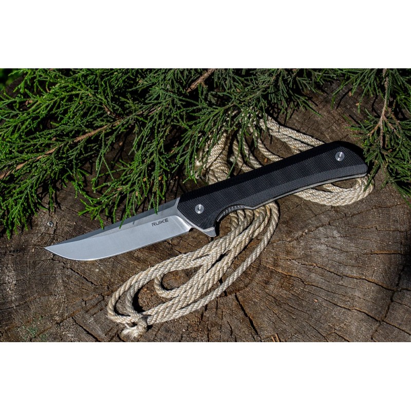 Ніж складаний туристичний Ruike Hussar P121-B, (9.2 см) 14C28N / G10 чорний
