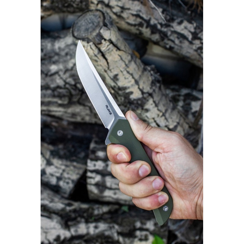 Ніж складаний туристичний Ruike Hussar P121-G, (9.2 см) 14C28N / G10 зелений