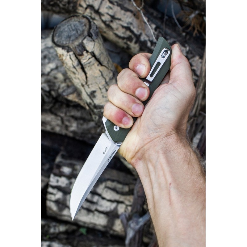 Ніж складаний туристичний Ruike Hussar P121-G, (9.2 см) 14C28N / G10 зелений