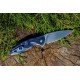 Ніж складаний туристичний Ruike Fang P105-Q, (9.2 см) 14C28N / G10 синій