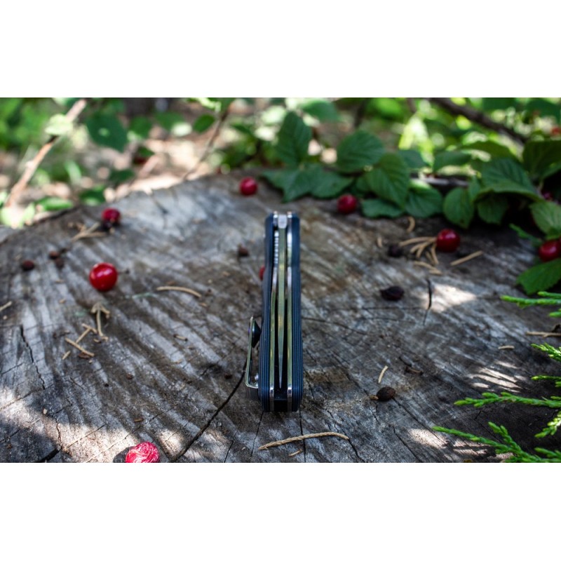 Ніж складаний туристичний Ruike Fang P105-K, (9.2 см) 14C28N / G10 сірий