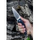 Ніж складаний туристичний Ruike Fang P105-K, (9.2 см) 14C28N / G10 сірий