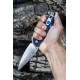 Ніж складаний туристичний Ruike Fang P105-K, (9.2 см) 14C28N / G10 сірий