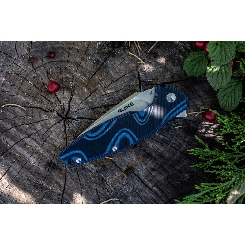 Ніж складаний туристичний Ruike Fang P105-K, (9.2 см) 14C28N / G10 сірий