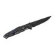 Ніж складаний туристичний Ruike P108-SB, (8.8 см) 14C28N / 3cr14n чорний