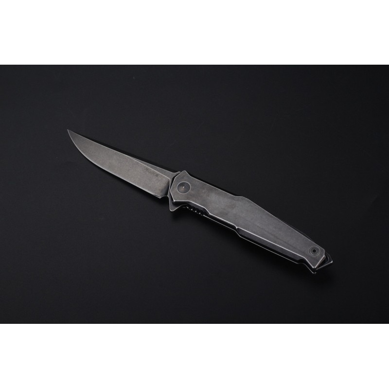 Ніж складаний туристичний Ruike P108-SB, (8.8 см) 14C28N / 3cr14n чорний