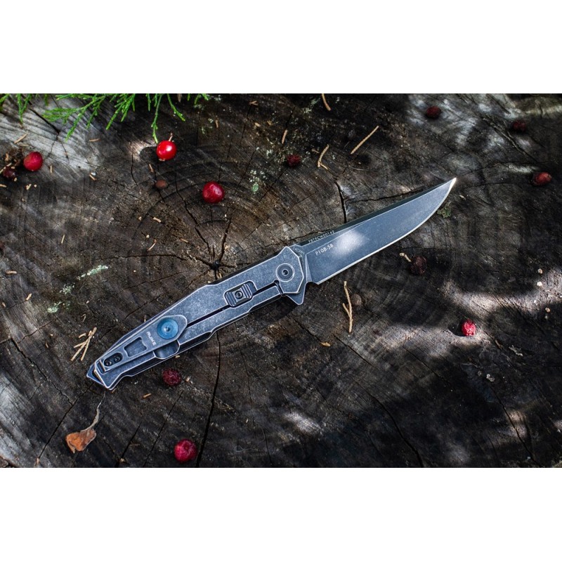 Ніж складаний туристичний Ruike P108-SB, (8.8 см) 14C28N / 3cr14n чорний