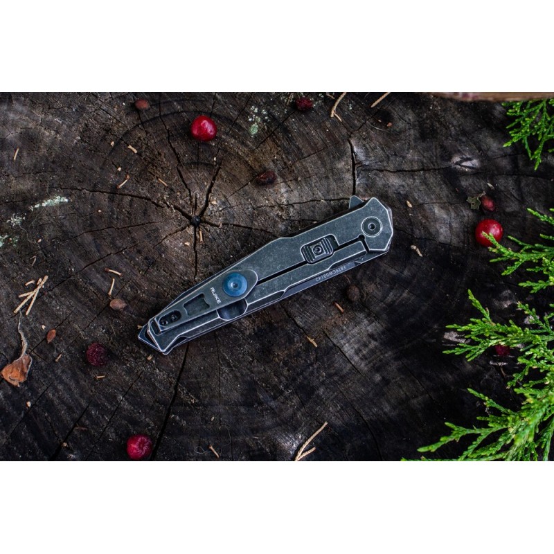 Ніж складаний туристичний Ruike P108-SB, (8.8 см) 14C28N / 3cr14n чорний