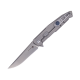 Ніж складаний туристичний Ruike M108-TZ, (8.8 см) steel 154СМ / TC4 (титан) сірий