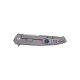 Ніж складаний туристичний Ruike M108-TZ, (8.8 см) steel 154СМ / TC4 (титан) сірий