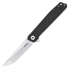 Ніж складаний туристичний Ruike P127-CB, (9.1 см) 14C28N / G10 + carbon fiber чорний