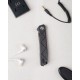 Ніж складаний туристичний Ruike P127-CB, (9.1 см) 14C28N / G10 + carbon fiber чорний