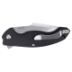 Ніж складаний туристичний Ruike P851-B, (8.9 см) 14C28N / G10 чорний