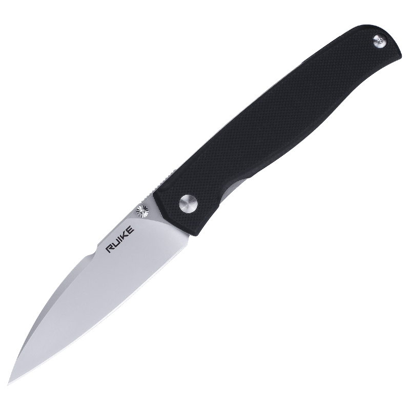 Ніж складаний кишеньковий Ruike P662-B, (7.4 см) 14C28N / G10 чорний