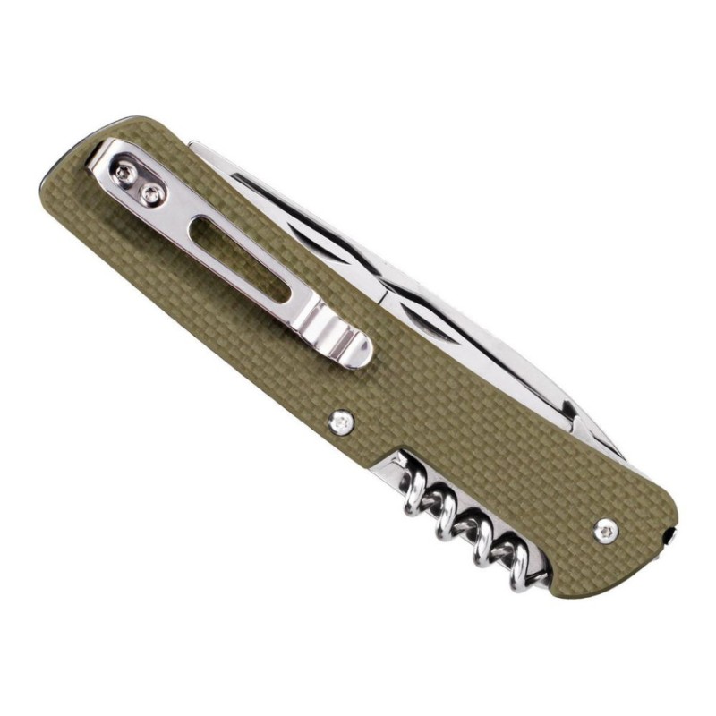 Багатофункціональний ніж Ruike Criterion L42, (8.5 см) 12C27 / G10 чорний, 19 інстр.